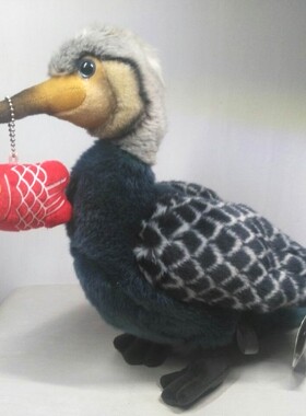 （现货+包邮）仿真绿眼鸬鹚cormorant毛绒玩具公仔stuffed toy