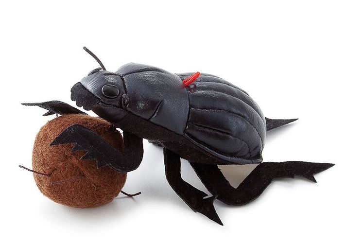 (代购)意大利trudi仿真蜣螂屎壳郎dung beetle毛绒玩具公仔