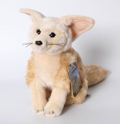 （现货+包邮）美国国家地理仿真大耳廓狐fennec fox毛绒玩具公仔