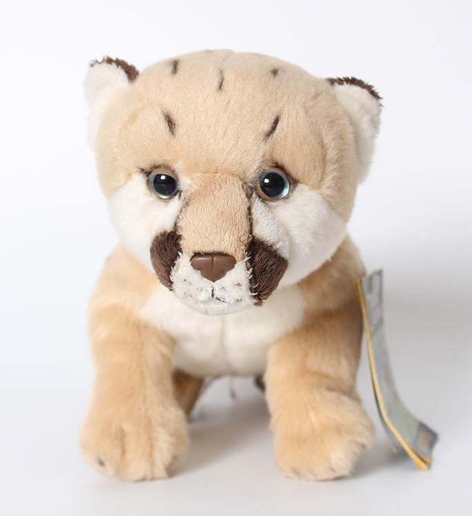 (现货 包邮)美国国家地理仿真美洲狮cougar毛绒玩具公仔