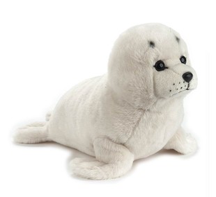 美国国家地理仿真格陵兰海豹harbor 包邮 现货 seal毛绒玩具