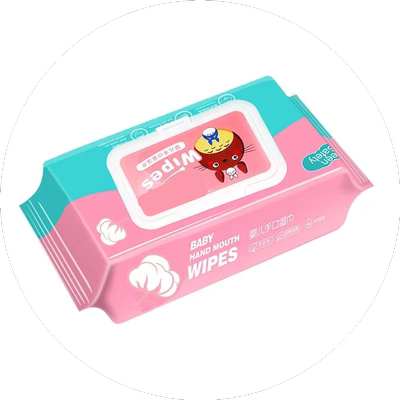 湿纸巾带便携式抽婴童夏日外出湿纸巾小包 便携 成人含爸爸母婴红