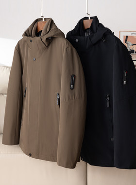 内胆可以拆卸羽绒服！捡漏系列！纯色保暖日常宽松百搭中青年外套