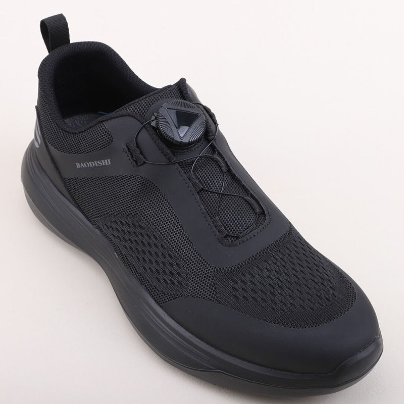 2026夏飞织网面鞋男透气防臭时尚运动鞋轻软厚底旋转扣休闲慢跑鞋