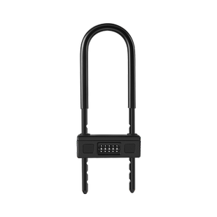 密码锁玻璃门u型锁家用门锁挂锁u形双门插锁大门店面商铺门店门市