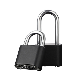 密码锁挂锁家用防水防锈防盗窗锁户外仓库大门挂锁大号迷你长钩锁