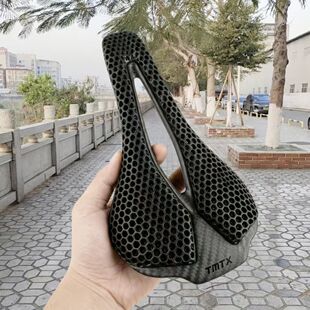 TMTX 碳纤维3D打印自行车坐垫透气舒适山地公路车骑行座垫 SLR