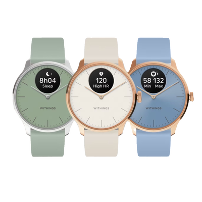 Withings ScanWatch Light新款睡眠心率监测追踪男女运动智能手表