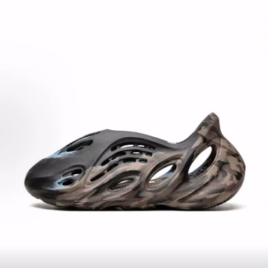 adidas originals Yeezy Foam Runner 黑炫彩  运动凉鞋 男女同款