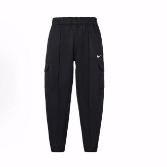 Nike  徽标logo纯色梭织运动长裤  运动裤  女款  黑色