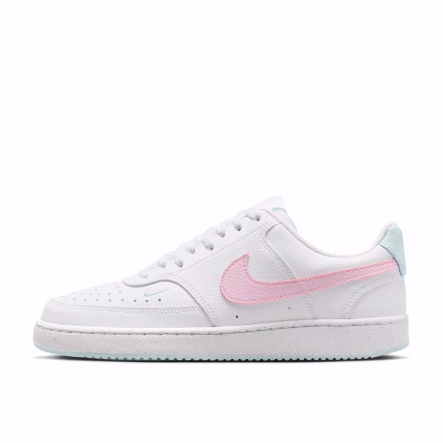 Nike Court Vision LO NN 舒适百搭 低帮 板鞋 女款 白粉色