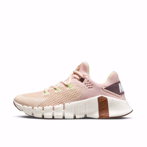 Nike Metcon 4 编织透气 低帮 训练鞋 女款 浅粉