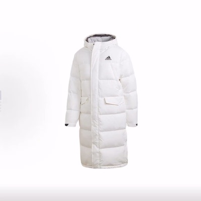 adidas LONG DOWN 长款连帽夹克羽绒服 冬季 男款