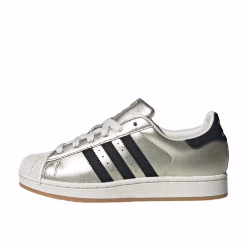 adidas originals Superstar 2 低帮 板鞋 女款 棕黑色