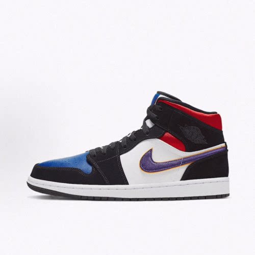 Jordan Air Jordan 1 Mid Se  中帮 复古篮球鞋 男款