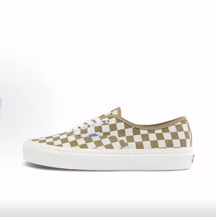 休闲棋盘格 低帮 板鞋 Vans 男女同款 Style