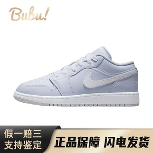 【布布】 Jordan 儿童篮球鞋 灰色 低帮 Air 1 Cobalt