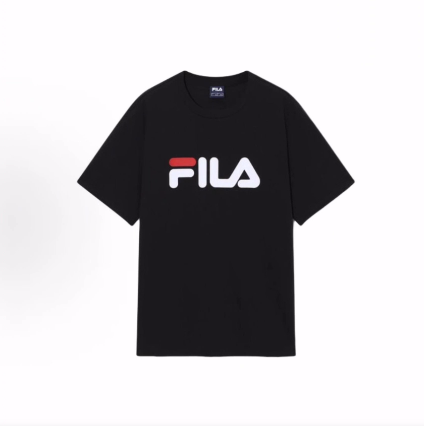 FILA斐乐 品牌Logo圆领套头短袖 T恤 男女同款