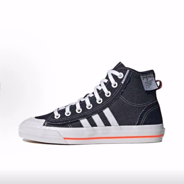 adidas originals Nizza Hi Rf  高帮 板鞋 男女同款