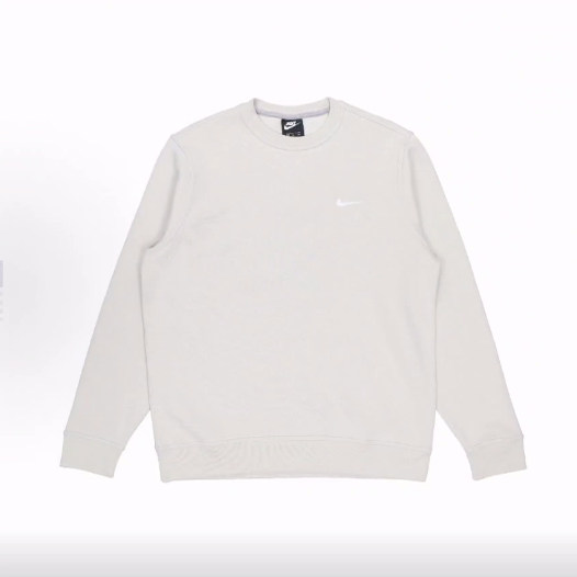 Nike Logo印花圆领套头加绒卫衣 男款