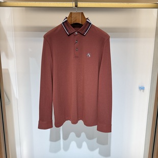 T恤88RFB3301002专柜1580 商务休闲长袖 Satchi沙驰春秋款 百搭男装