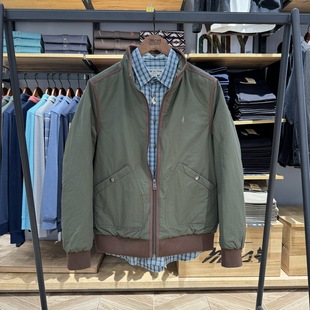 立领鸭绒羽绒服CW23WJ847M专柜2800 合身版 万宝路MCS男装 秋冬款