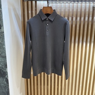 T恤88QGB3305002专柜2580 休闲绵羊毛长袖 Satchi沙驰春款 百搭男装