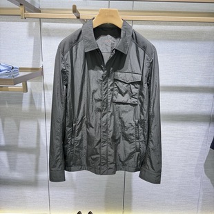 Youngor雅戈尔男装 翻领领夹克外套YJJK430141PQA专柜1980 春秋款