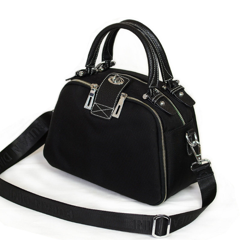 牛津布女包手提黑色中号拎包2025韩版尼龙帆布单肩休闲防水斜跨包