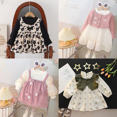 女童连衣裙2026新款儿童洋气长袖