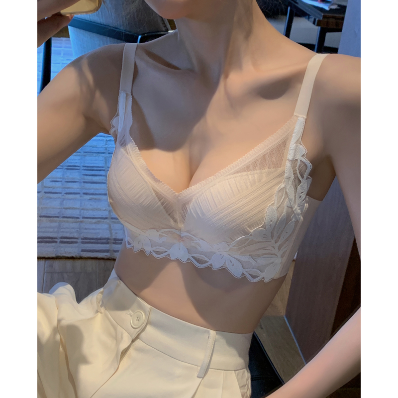 调整型聚拢不空杯无钢圈内衣套装
