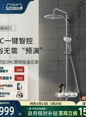 【新品】高仪德国进口卫浴奥菲莉亚置物台恒温淋浴花洒套装grohe