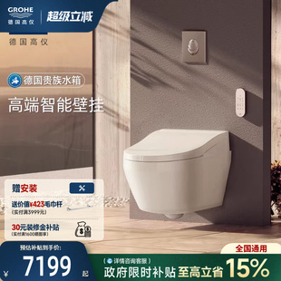 马桶进口水箱悬挂式 德国高仪智悦智能壁挂式 除臭即热妇洗 新品