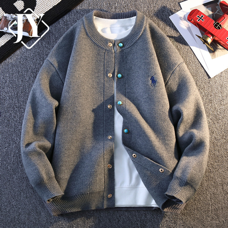 开衫外套男士秋季2026新款休闲棒球领夹克男春装舒适潮流宽松上衣