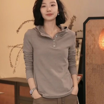 秋季2025新款连帽长袖休闲卫衣女