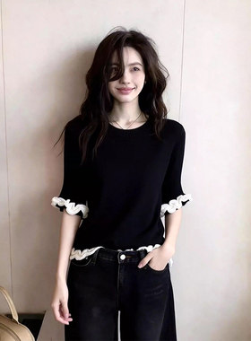 大码独特漂亮超好看上衣女2026年夏季新款法式设计感小众时尚气质