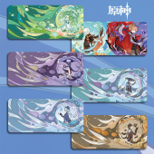 原神鼠标垫超大号小号电竞游戏电脑键盘垫桌垫二次元 原神海岛桌垫