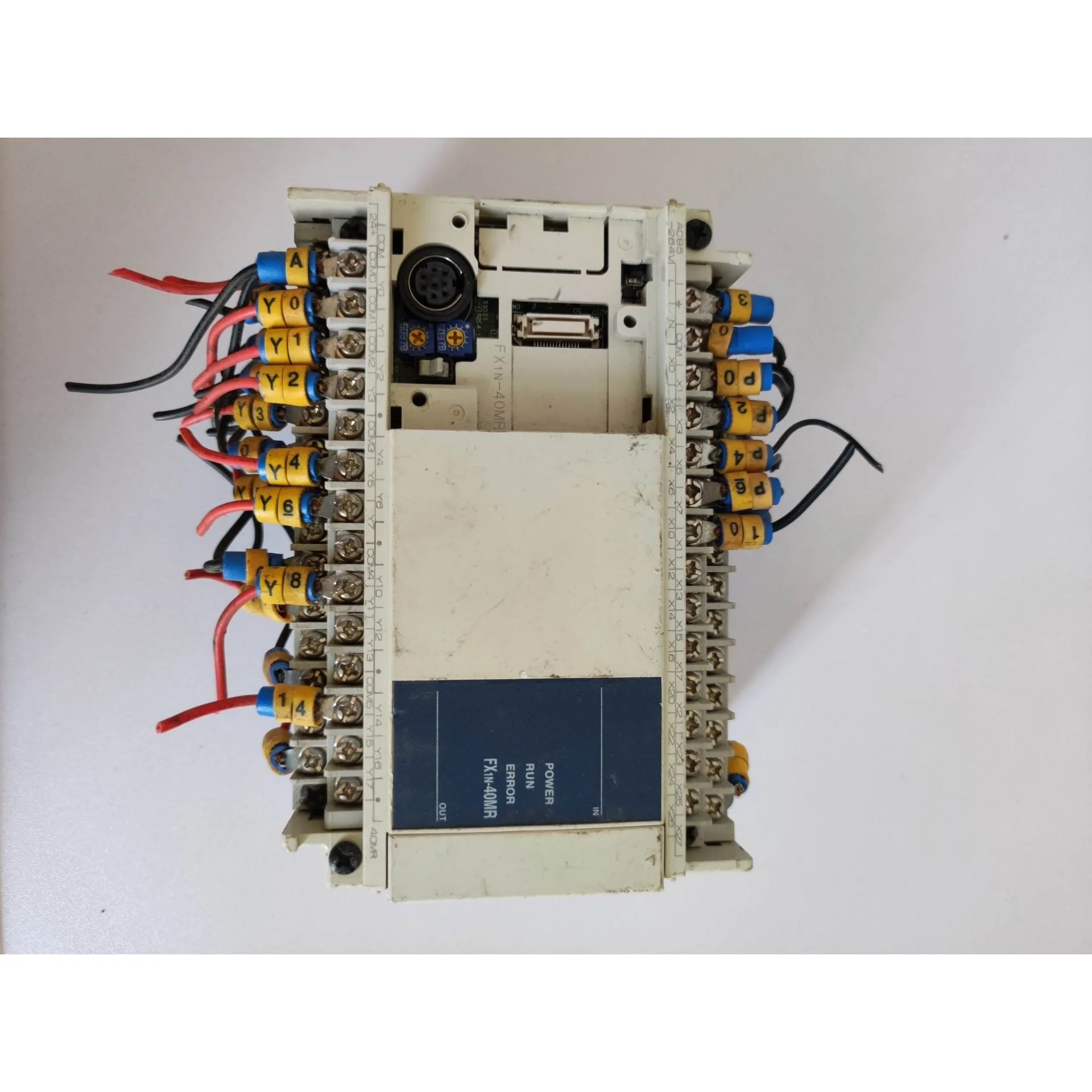 非实价议价议价三菱FX1N-40MR-001可编程控制器.拆机7-8成新.非实