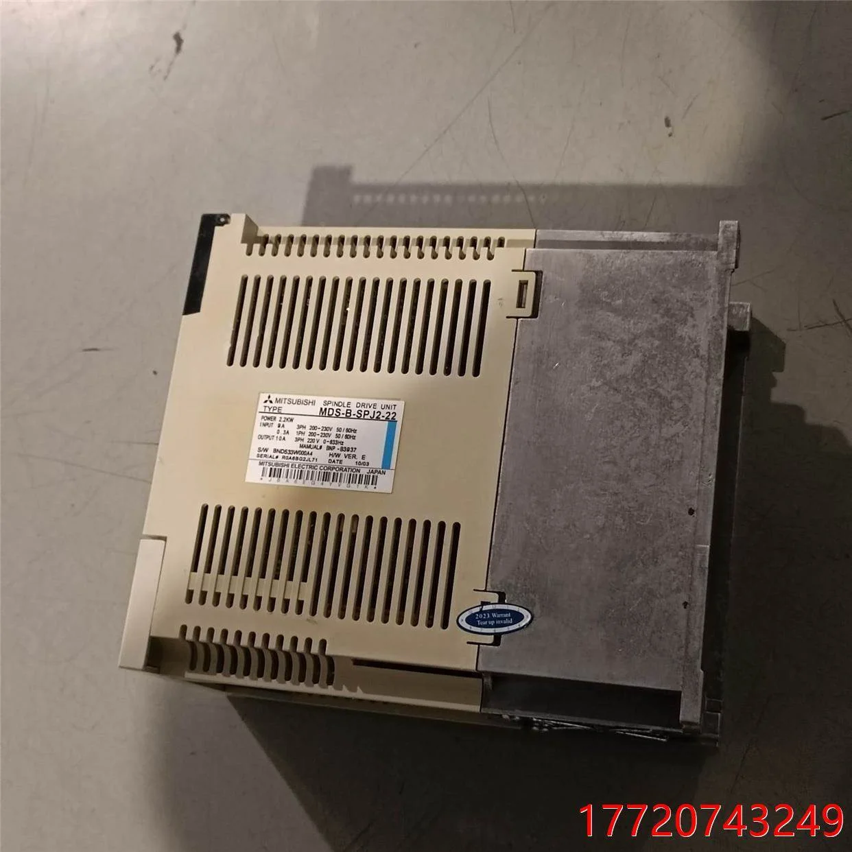 非实价议价议价三菱驱动器MDS-B-SPJ2-22二手有货无质量问题不包
