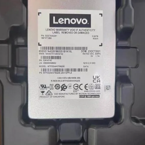 非实价议价议价Micron 5210 3.84T SATA MTFDDAK3T8QDE-2AV1ZFPLA