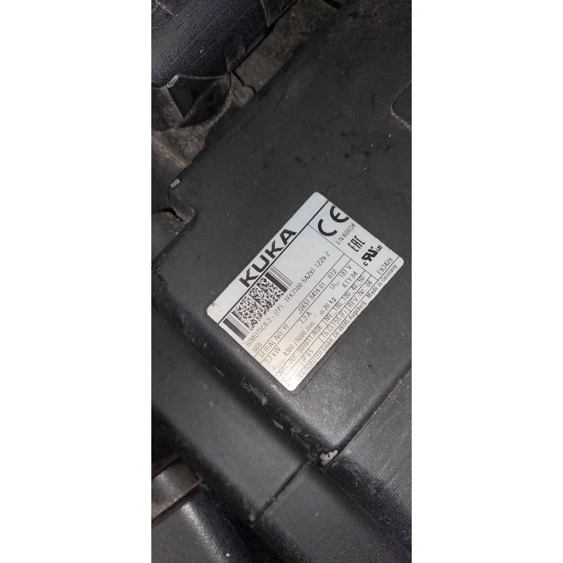 非实价议价议价库卡机器人伺服电机1FK7100-5AZ91-1ZZ9-Z现货销售