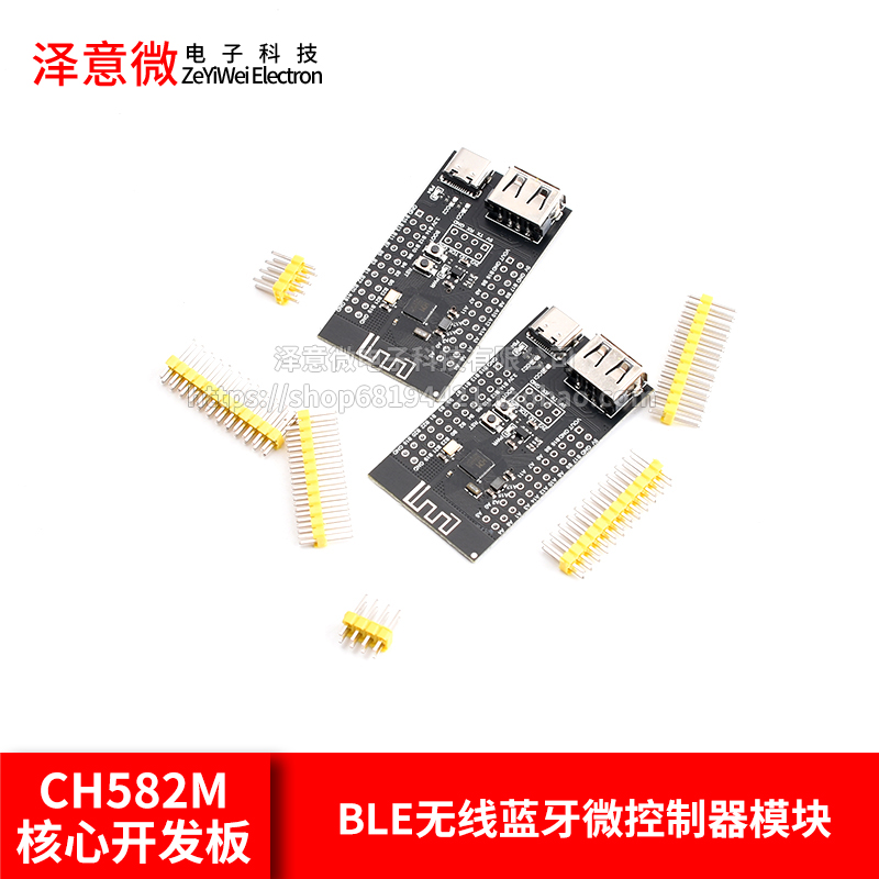 CH582M核心开发板 BLE无线蓝牙微控制器模块 低功耗蓝牙MCU 双USB