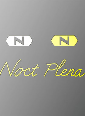 适用尼康NIKON相机noct金属字标plena镜头装饰贴N字标记贴纸