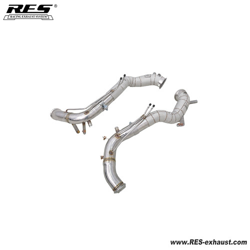 『RES官方正品』专用奔驰SL63 R232  隔热直通头段排气管