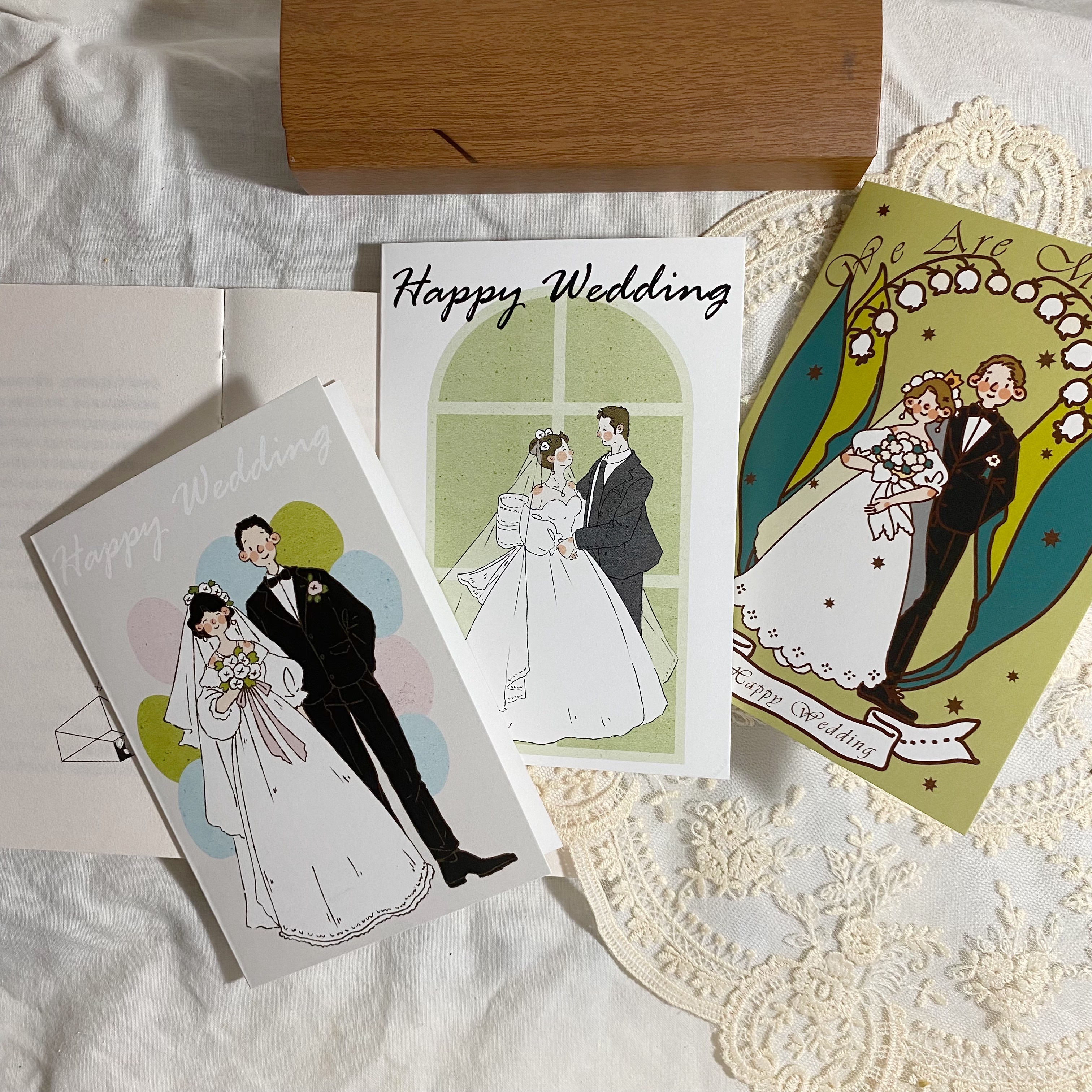 婚礼祝福结婚贺卡图片下载 麦穗日记