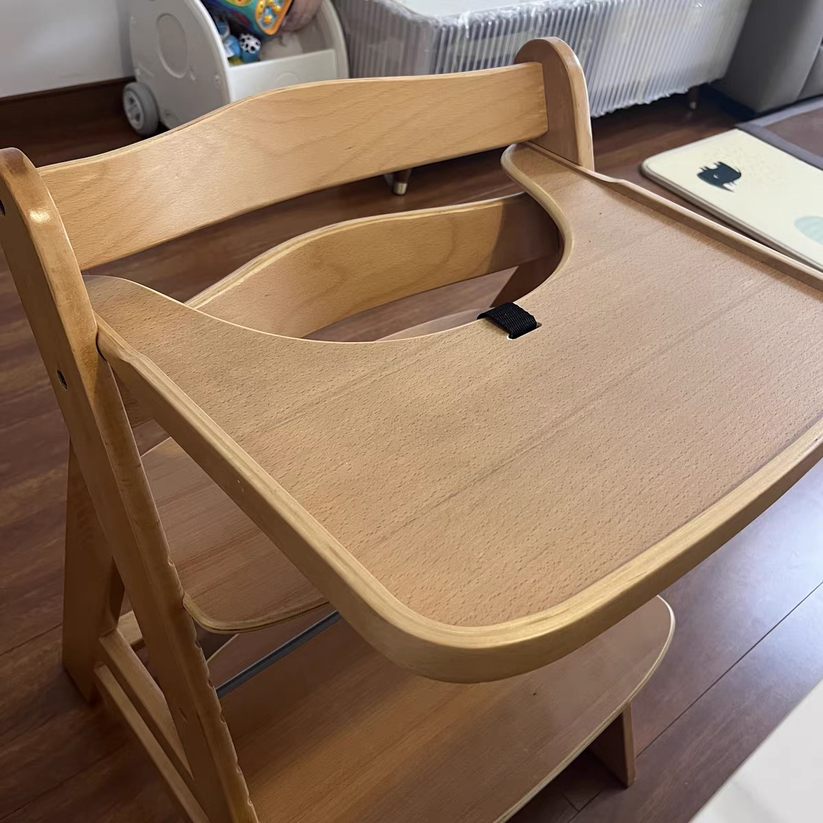 婴儿童实木餐椅可调成长型吃饭高脚餐桌配件