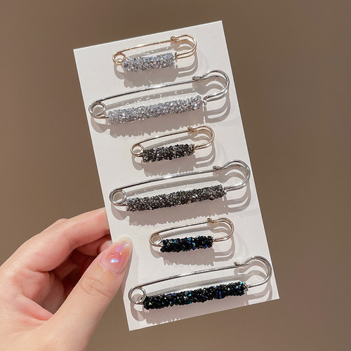 裤腰收紧改小神器仿水晶胸针