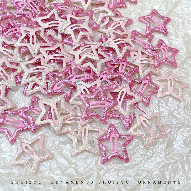 星星发夹女y2k多巴胺小发卡彩色