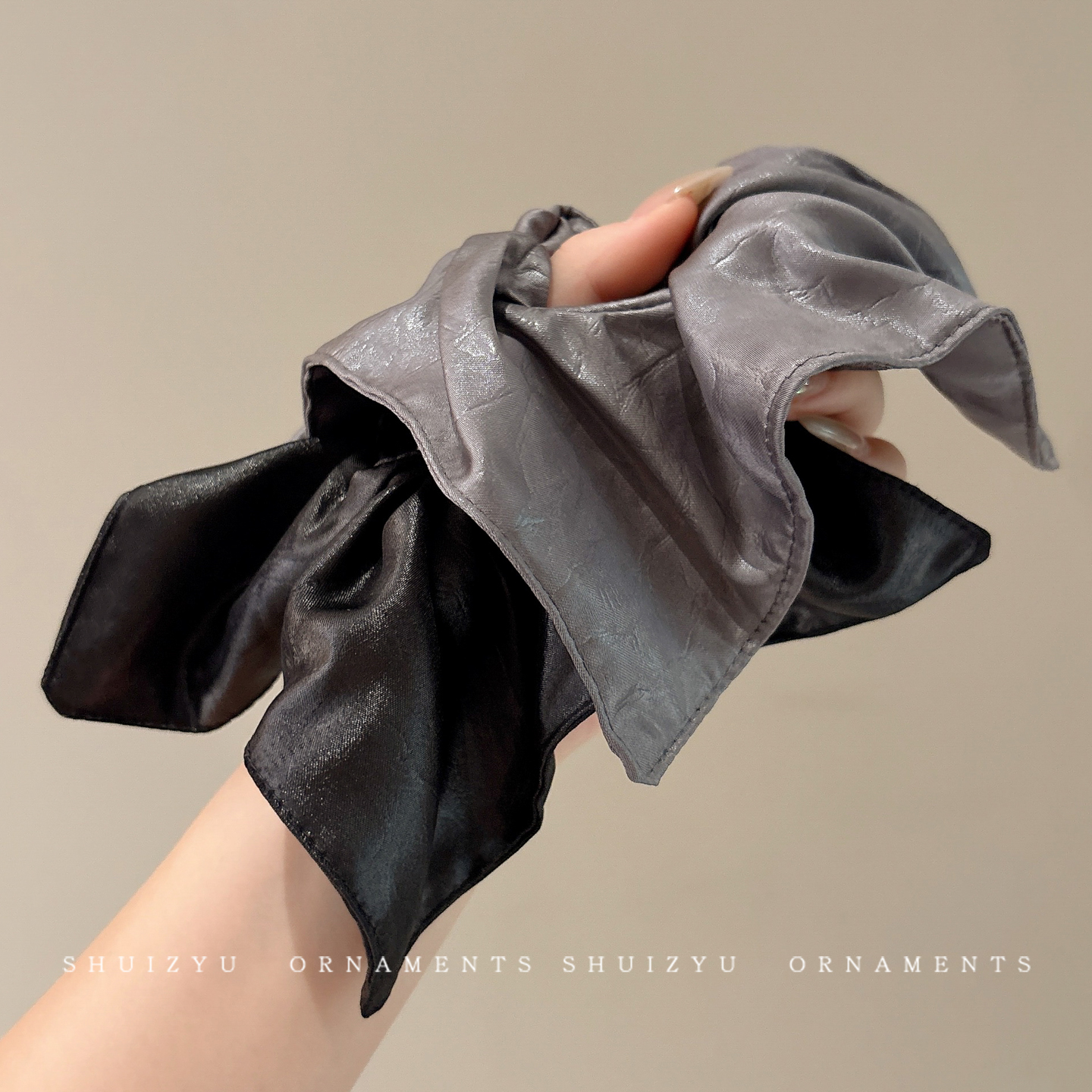 巨好看大肠方巾发圈女2025新款