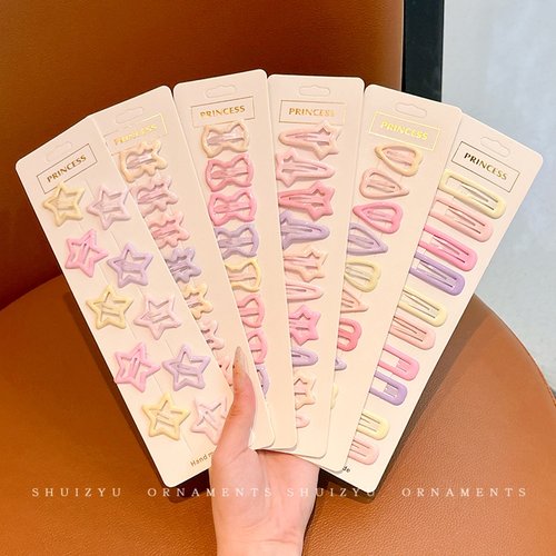 可爱儿童刘海发夹前额碎发bb夹